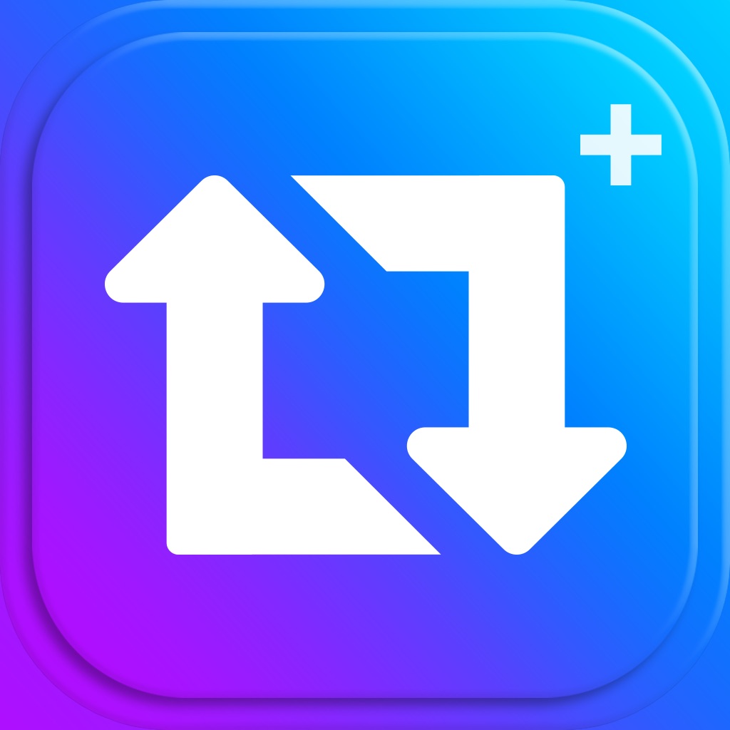 Repost+ for Instagram . app icon captured 2026-08-12