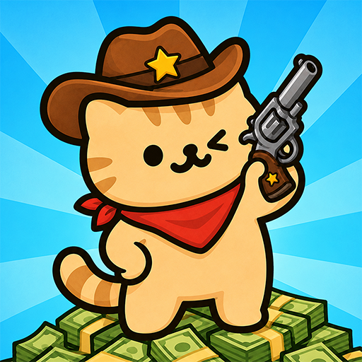 Idle Cat Gunner: Shooter RPG Google Play icon captured 2026-08-13