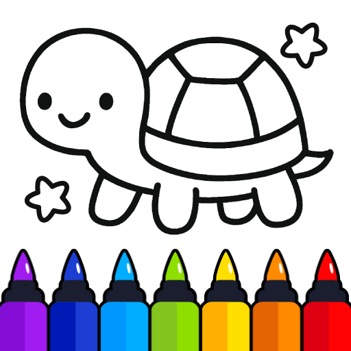 Coloring games for kids: 2-5 y Google Play icon captured 2026-08-14