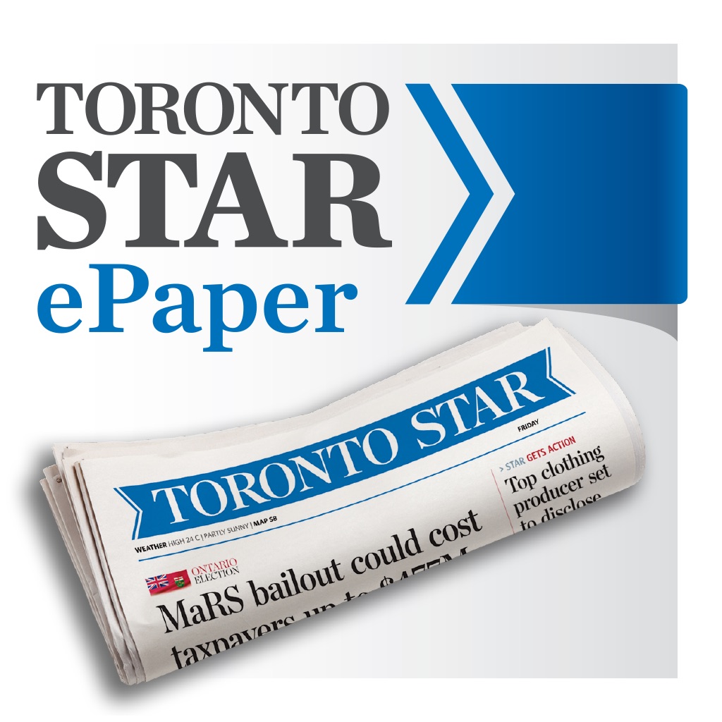 Toronto Star ePaper Edition app icon captured 2026-08-12