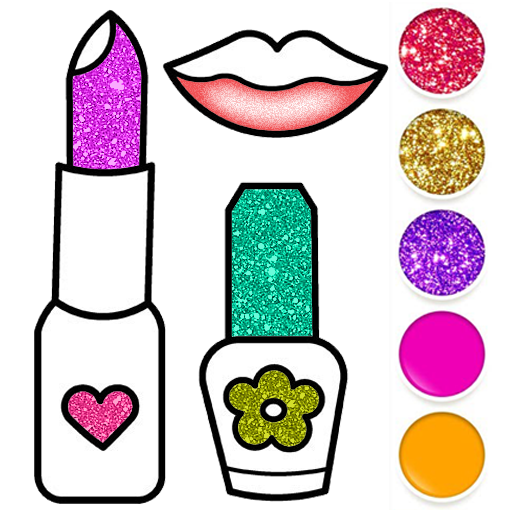 Glitter Beauty Coloring Pages Google Play icon captured 2026-08-12