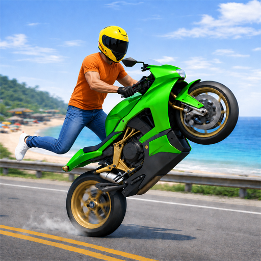 Moto Wheelie: Traffic Bike 3D Google Play icon captured 2026-08-14
