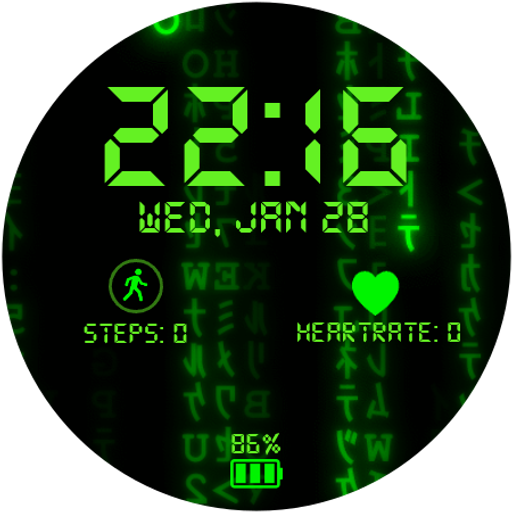 Matrix Watchface Google Play icon captured 2026-08-12