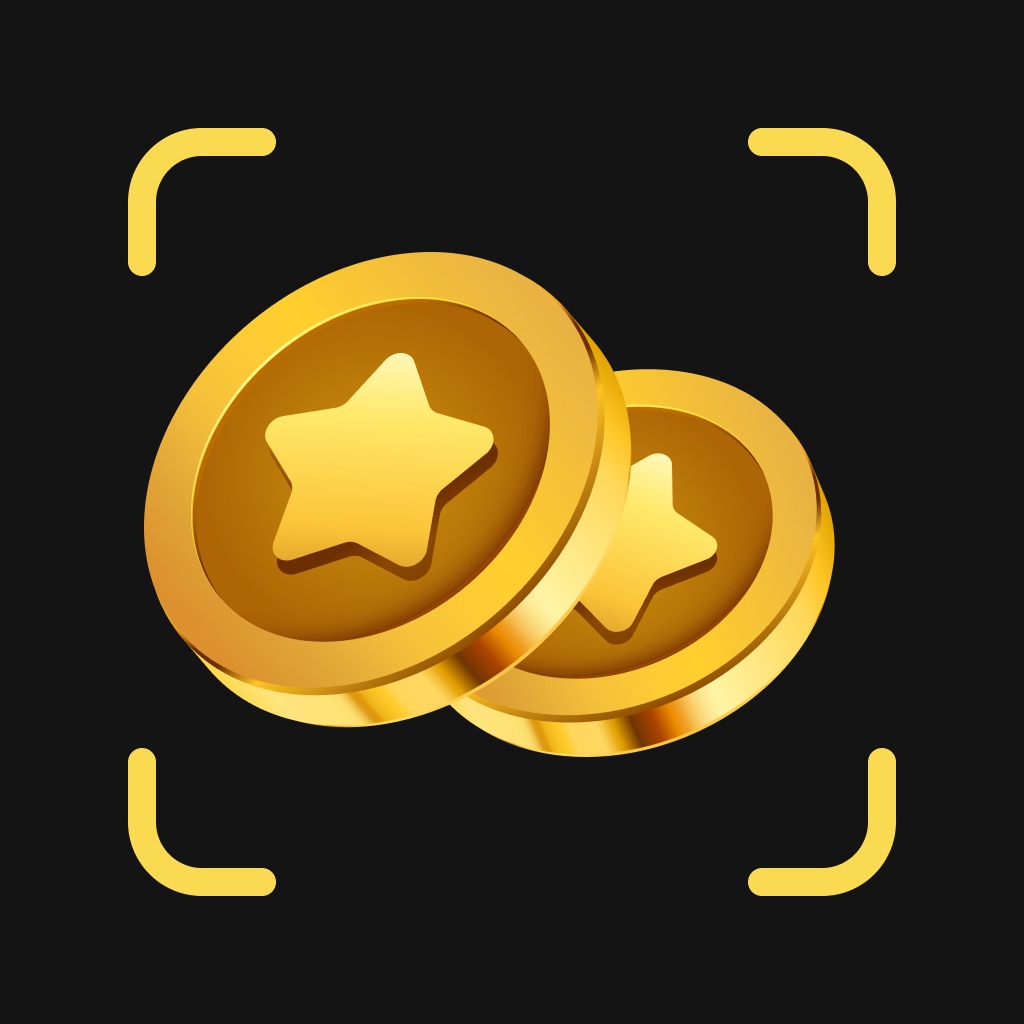 Coin Identifier & AI Scanner app icon captured 2026-08-12