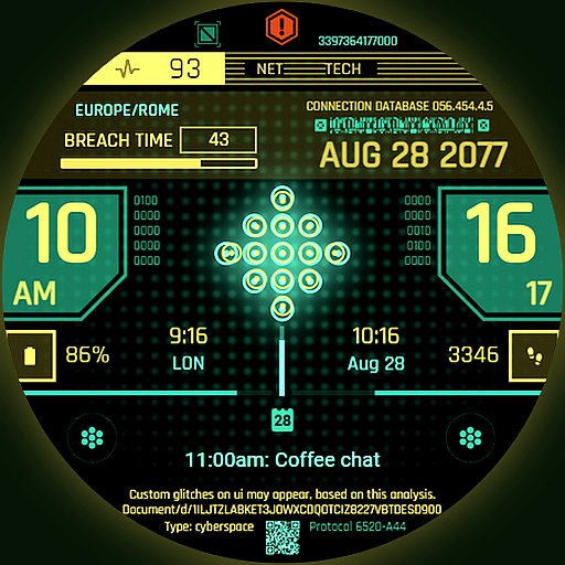 Cyberpunk Watch Face Google Play icon captured 2026-08-13