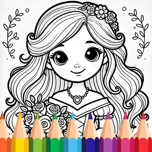 Jogo de colorir princesas Google Play icon captured 2026-08-16