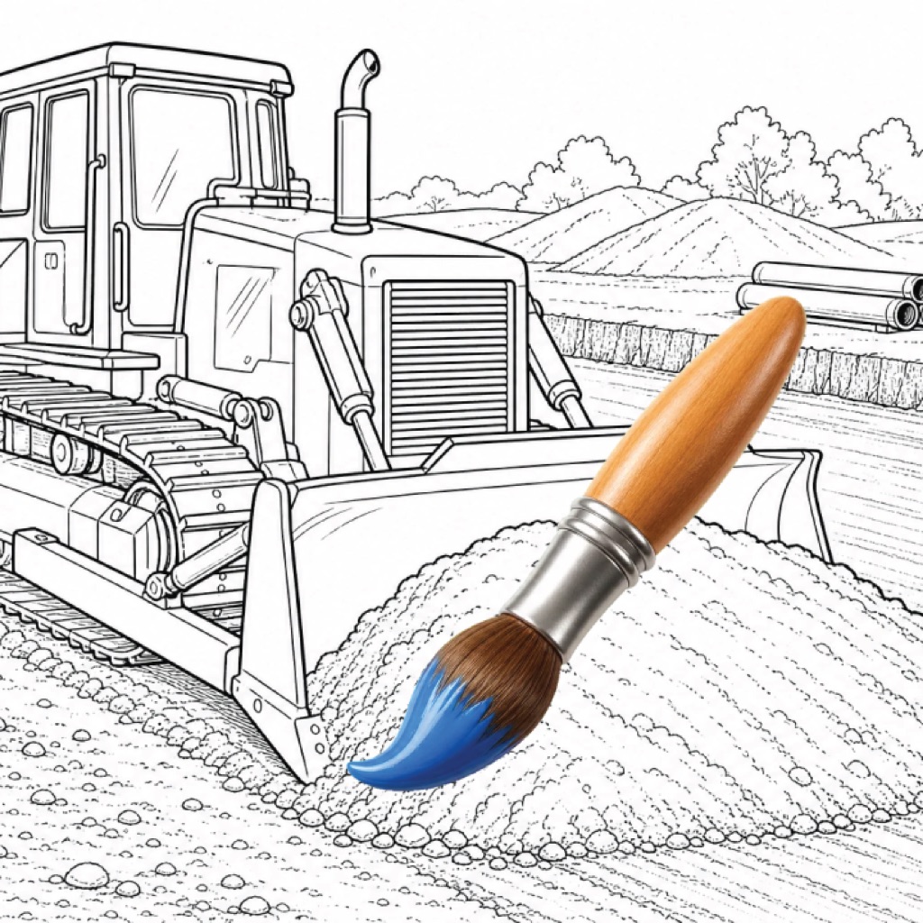 Kids Paint: Heavy Equipment app icon