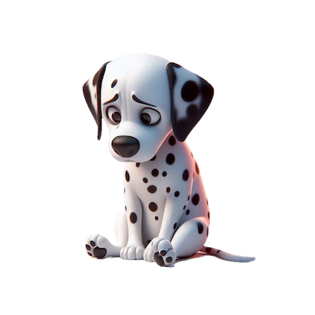 Sad Dalmation Stickers app icon captured 2026-08-11