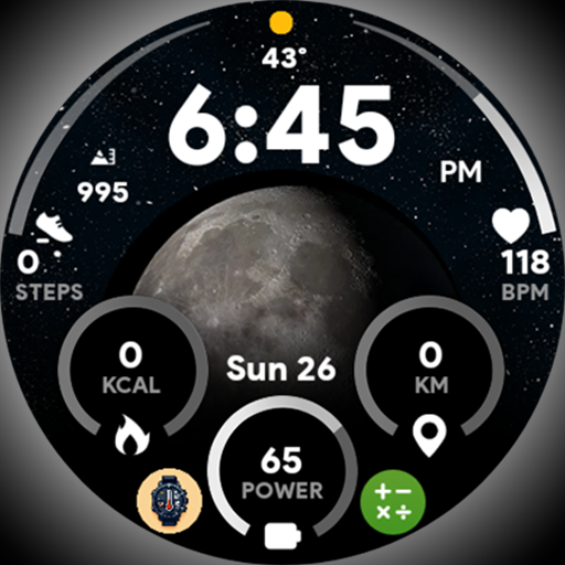 Moon Dial - Watch face Google Play icon captured 2026-08-12