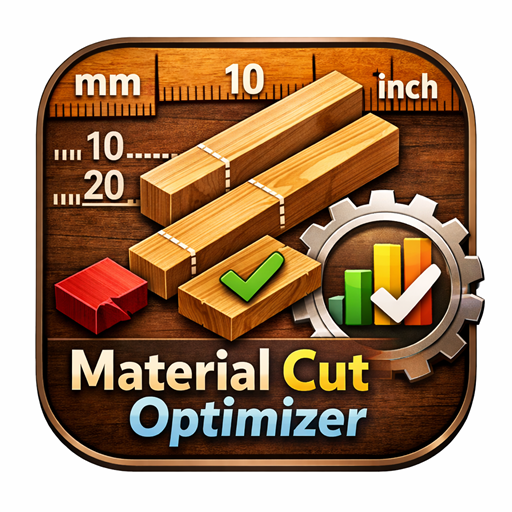 Material Cut Optimizer Google Play icon captured 2026-08-12