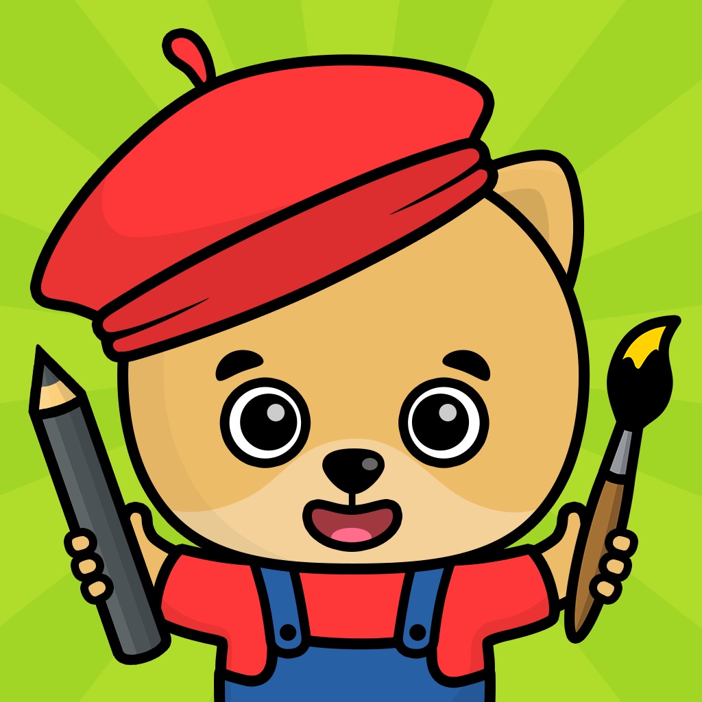 知育お絵かきキッズゲーム - 子供向け色塗りアプリ app icon captured 2026-08-17