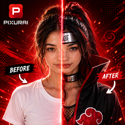 AI Anime Filter: Pixurai app icon captured 2026-08-18