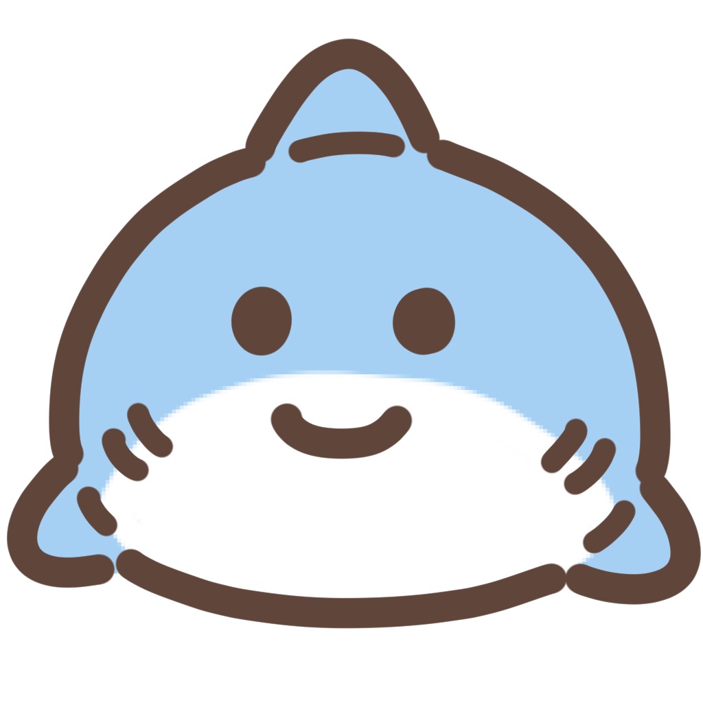 cute shark sticker app icon captured 2026-08-14