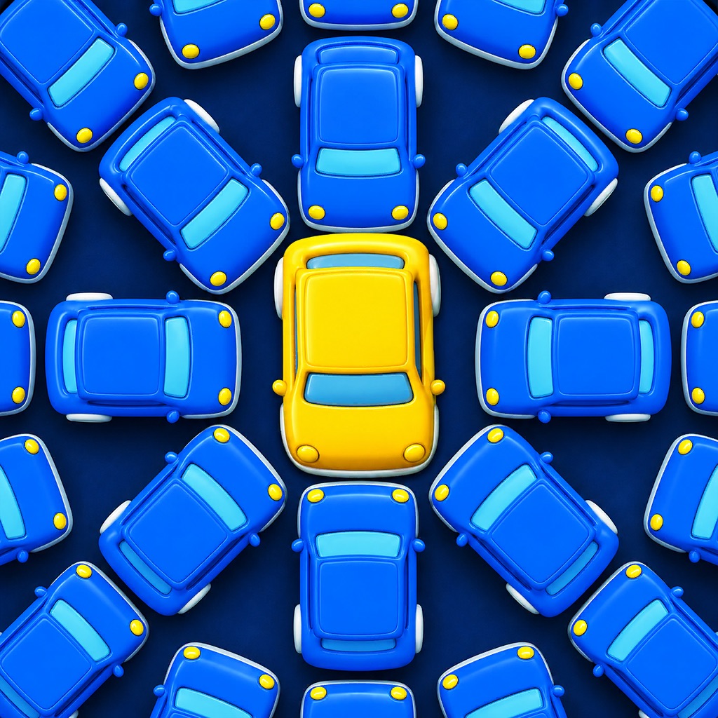 Car Sort: Color Puzzle app icon captured 2026-08-11