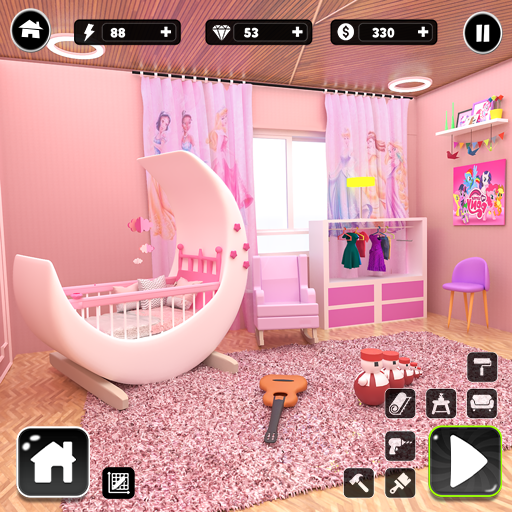 Home Design Makeover 3D Game Google Play icon captured 2026-08-16