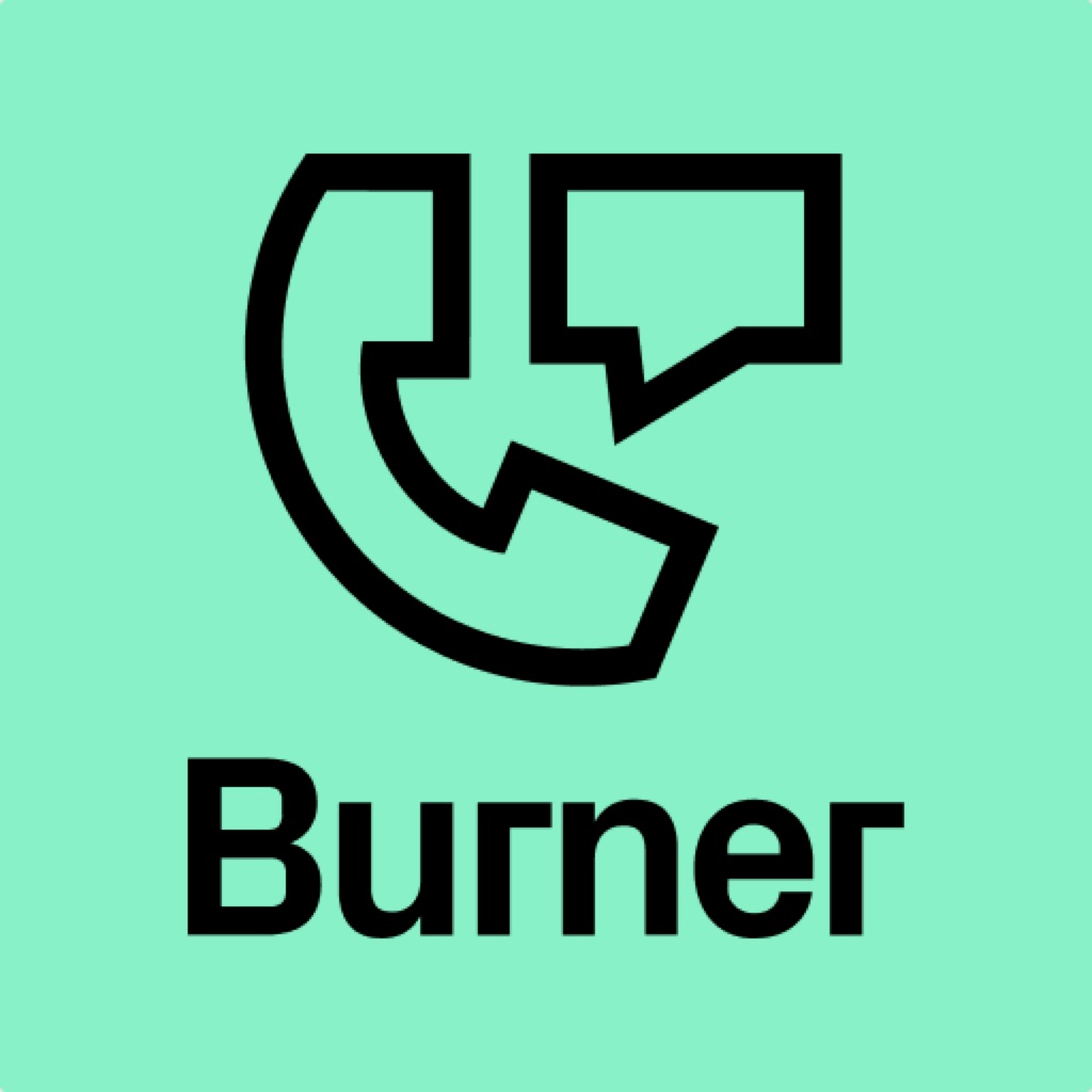 Burner: Second Phone Number app icon captured 2026-08-11