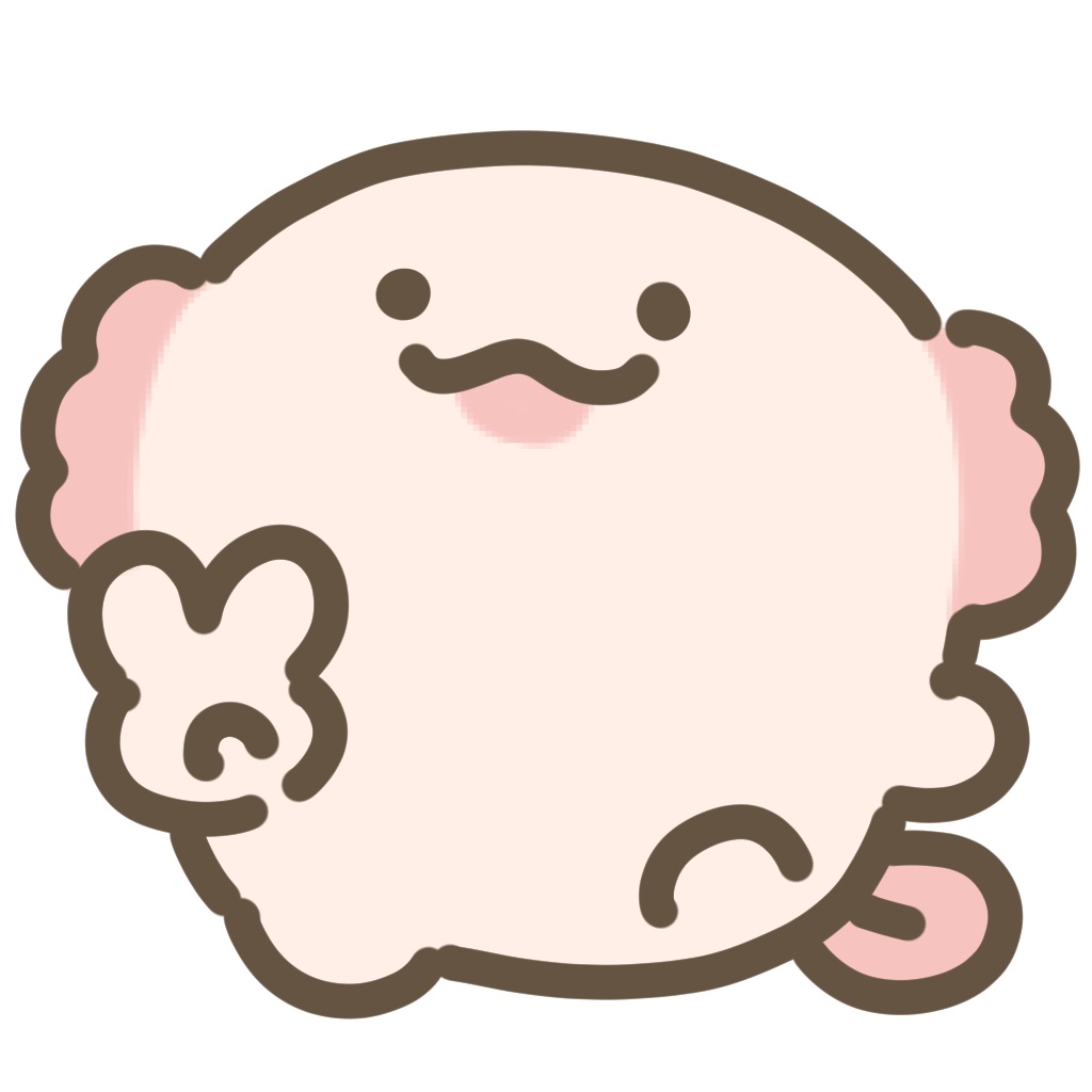 cute wooper looper sticker app icon captured 2026-08-14