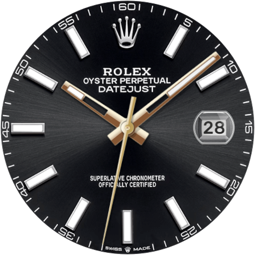 Analog Rolex JUST Watch Face Google Play icon captured 2026-08-13