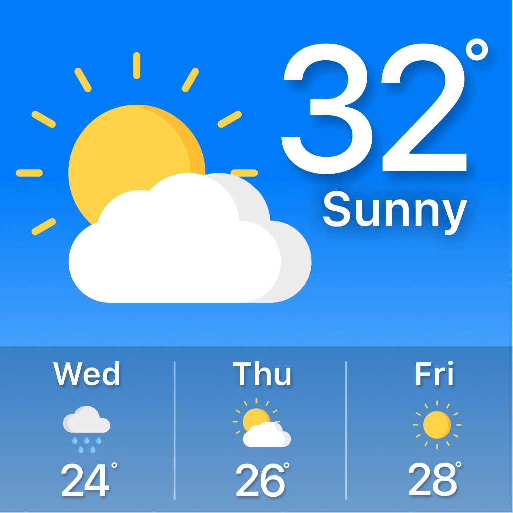 気象: の天気予報 app icon captured 2026-08-17