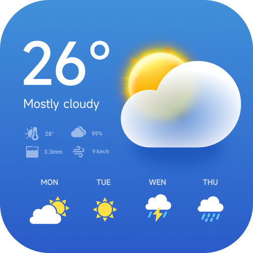 Previsão do tempo - clima app Google Play icon captured 2026-08-15
