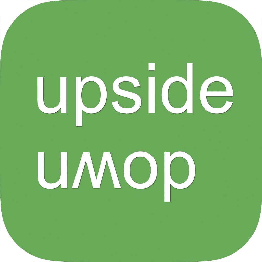 Upside Down Text app icon captured 2026-08-11