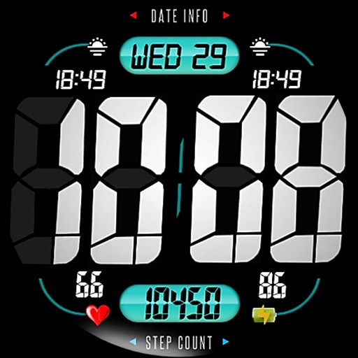 Classic Digital Watch face LCD Google Play icon captured 2026-08-13