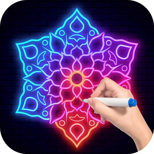 Magic Doodle: Glow Art Drawing Google Play icon captured 2026-08-13