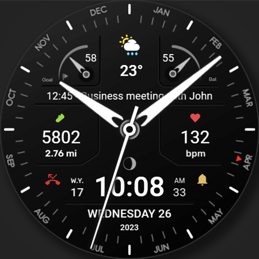 WFP 311 Modern watch face Google Play icon captured 2026-08-14