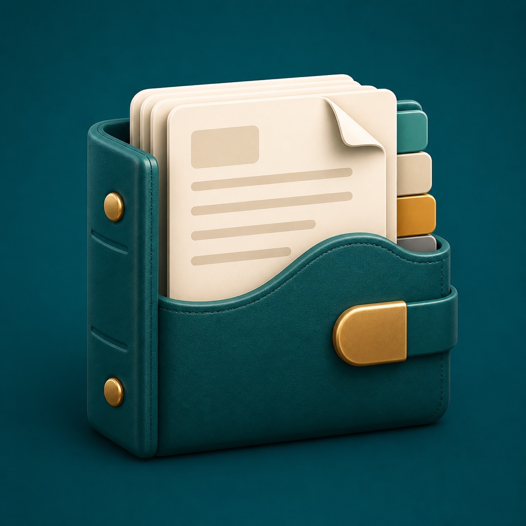 CaseBinder Immigration Docs app icon captured 2026-08-11