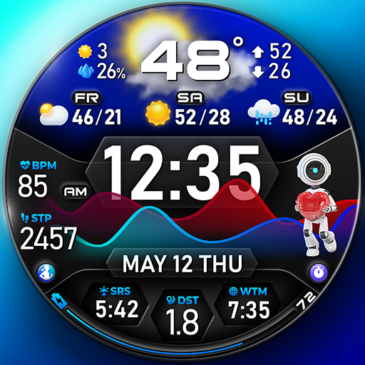 PER33 Ultra Chart Watch Face Google Play icon captured 2026-08-16