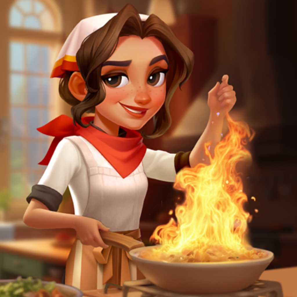 Flambé®: Merge and Cook app icon captured 2026-08-12