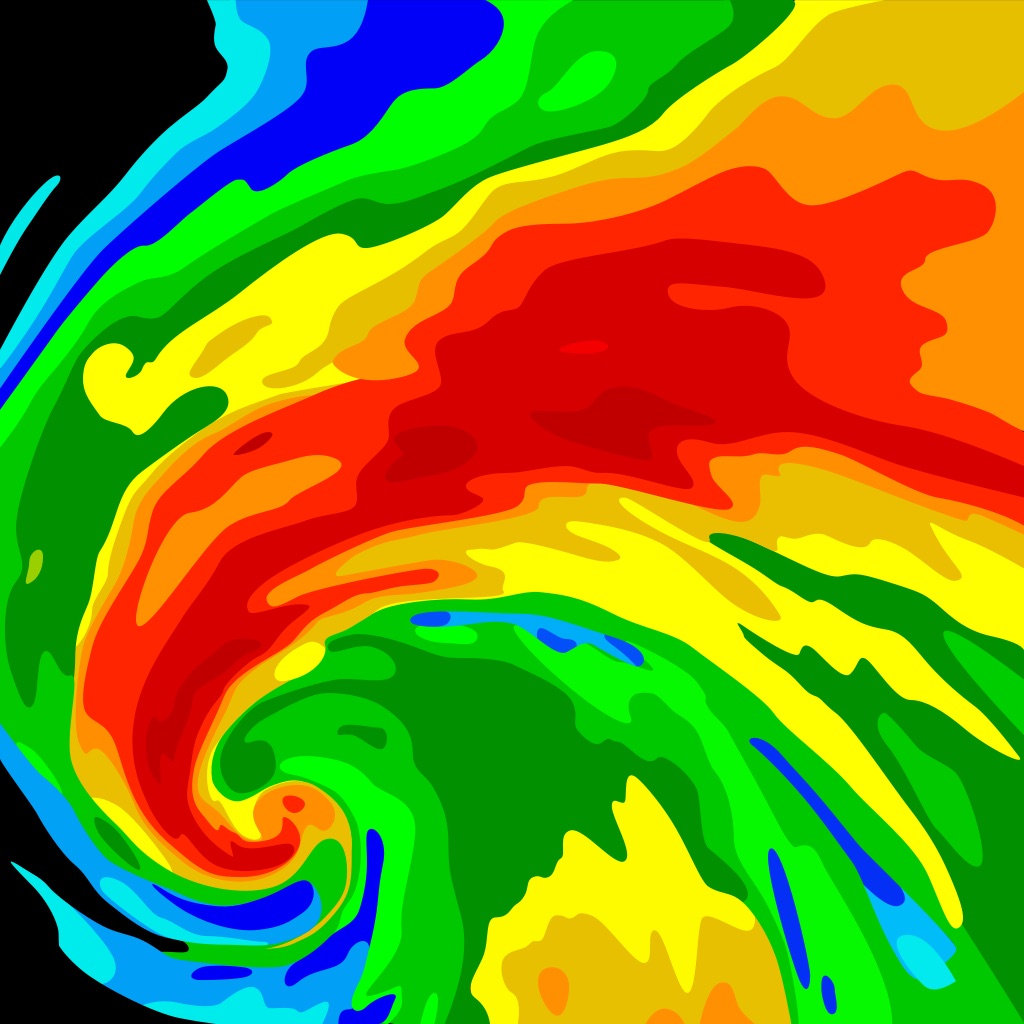 Clime: NOAA Weather Radar Live app icon captured 2026-08-11