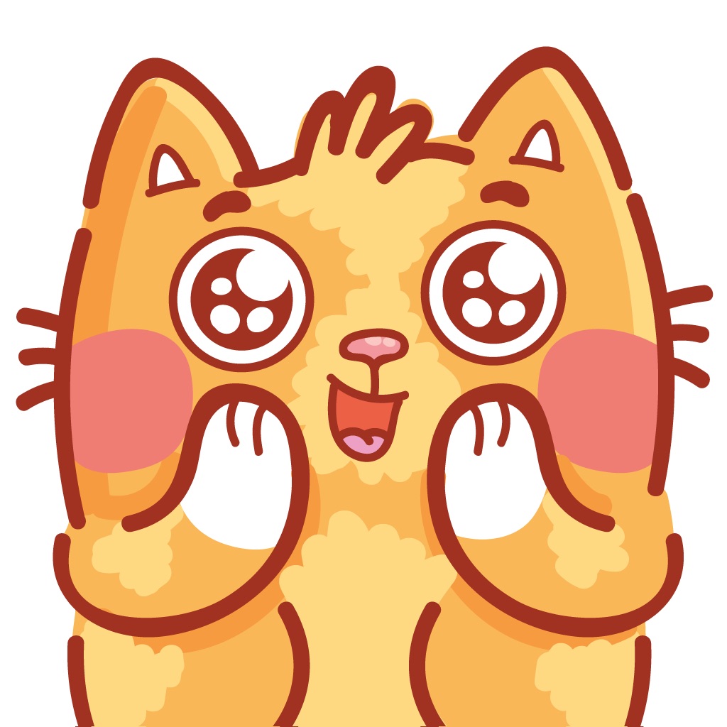 Cat stickers for iMessage! app icon
