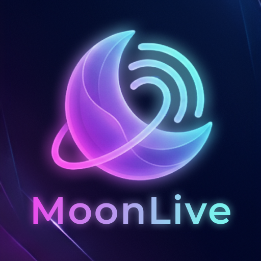 MoonLive - Live Stream & Chat app icon captured 2026-08-18