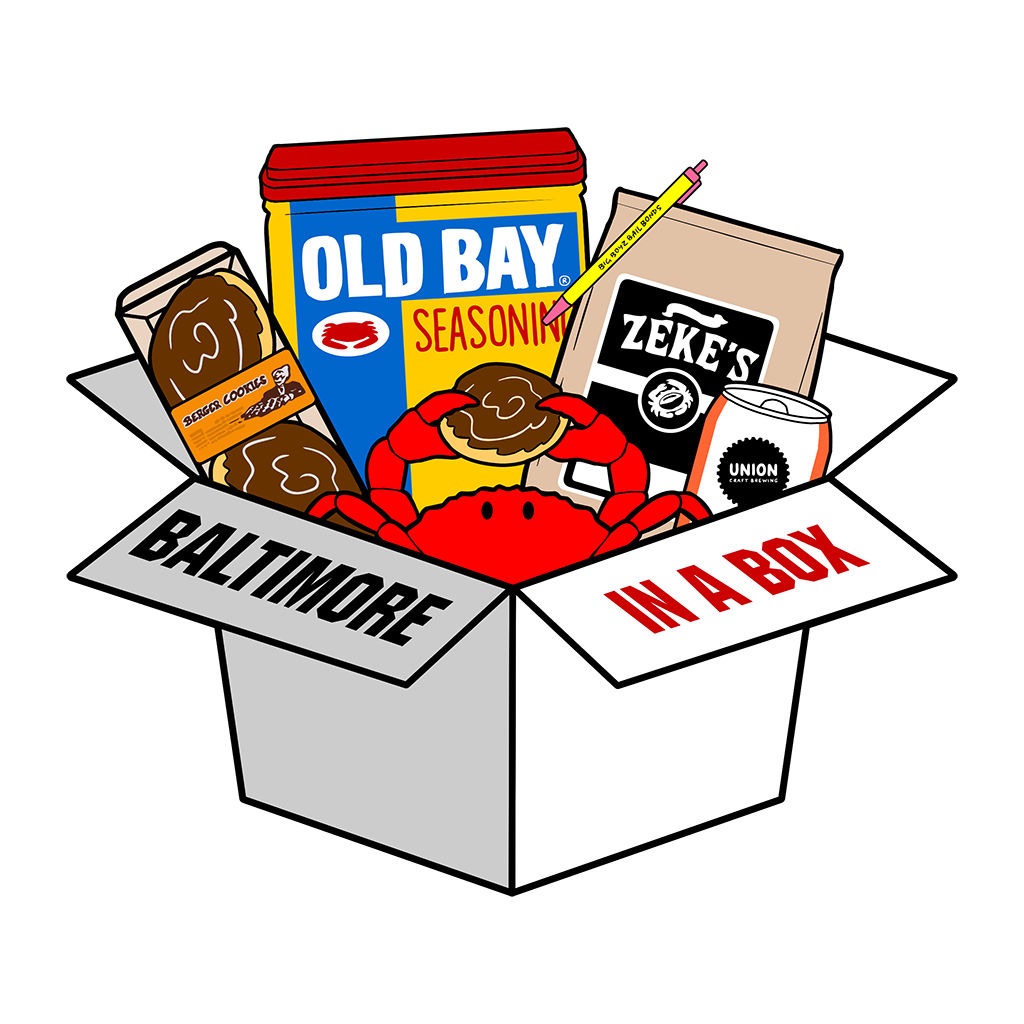 Baltimore Stickers by Baltimore in a Box app icon captured 2026-08-11