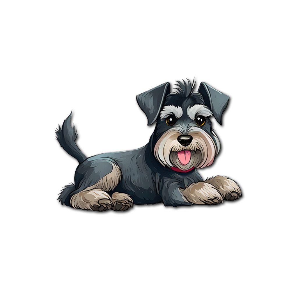 Cute Schnauzers Stickers app icon captured 2026-08-12