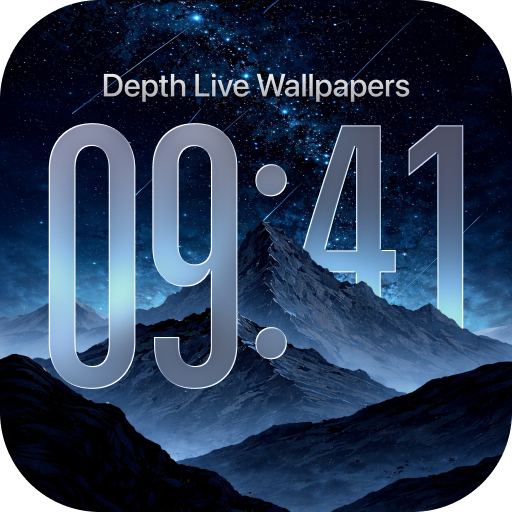 DClock: Depth Live Wallpapers Google Play icon captured 2026-08-16