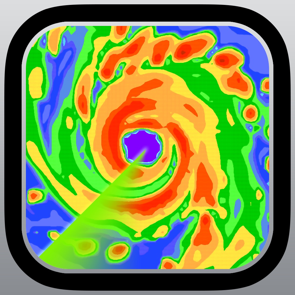 Doppler Radar: Live Rain Map app icon captured 2026-08-11