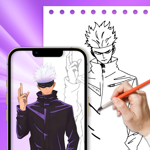 Draw Anime: AR Sketch App Google Play icon captured 2026-08-16