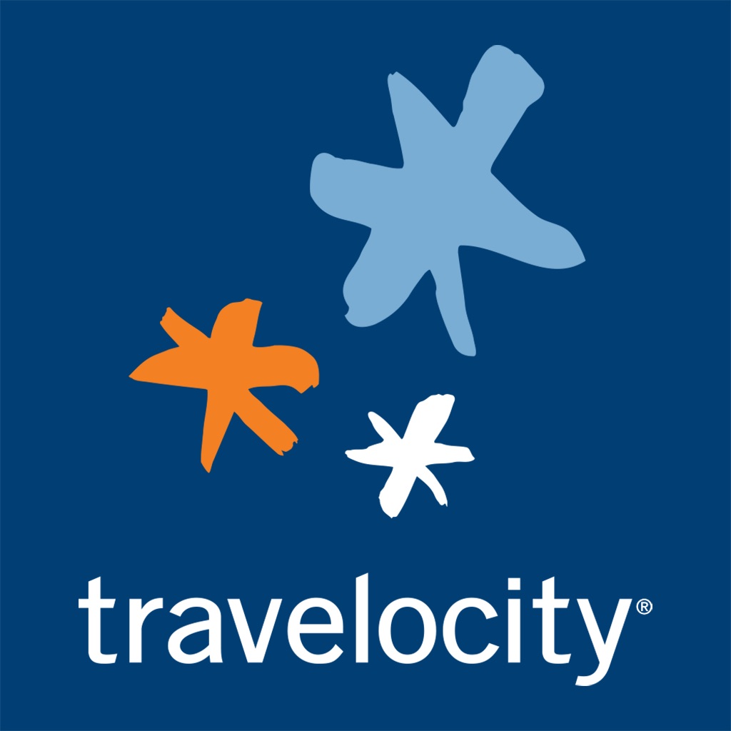 Travelocity Hotels & Flights app icon captured 2026-08-12