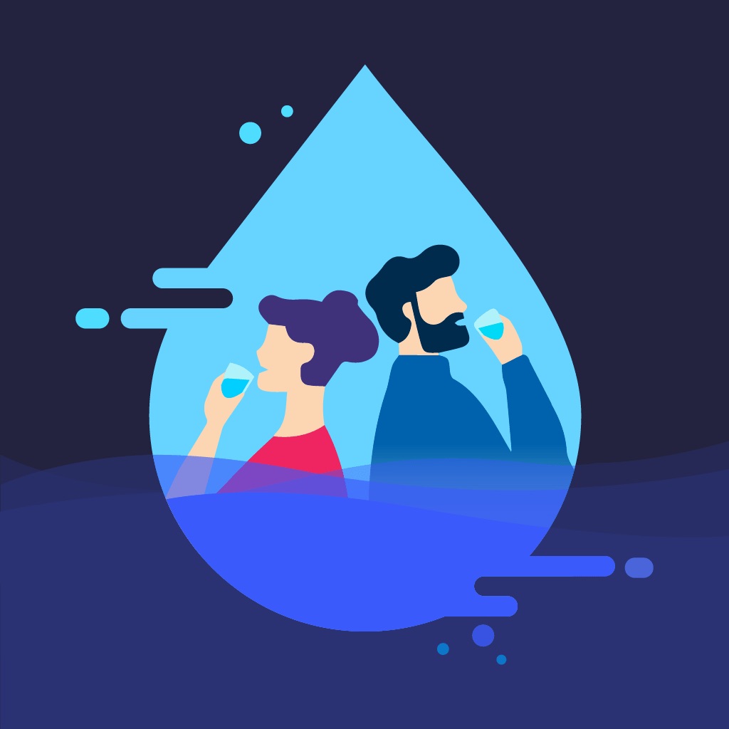 Lembrete de beber agua: Water app icon captured 2026-08-14