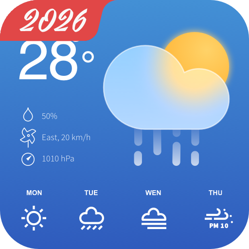 Live Weather: Weather Forecast Google Play icon captured 2026-08-12
