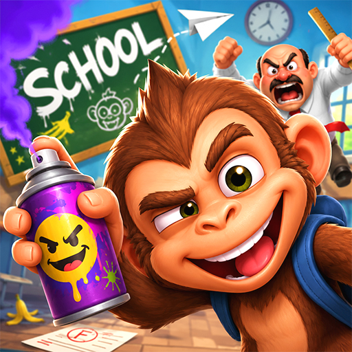 Monkey Student: School Prank Google Play icon captured 2026-08-13