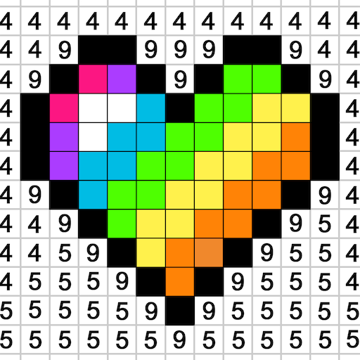 Color by Number：Coloring Games Google Play icon captured 2026-08-12
