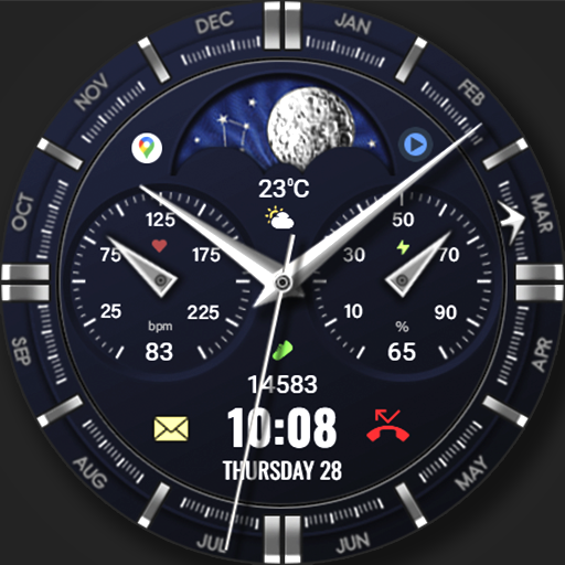 WFP 309 Elegant watch face Google Play icon captured 2026-08-13