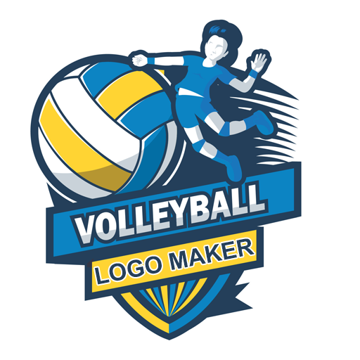 Design de logotipo de voleibol Google Play icon captured 2026-08-16