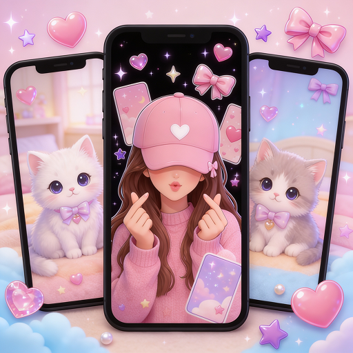 Cute Wallpapers for Girls Google Play icon