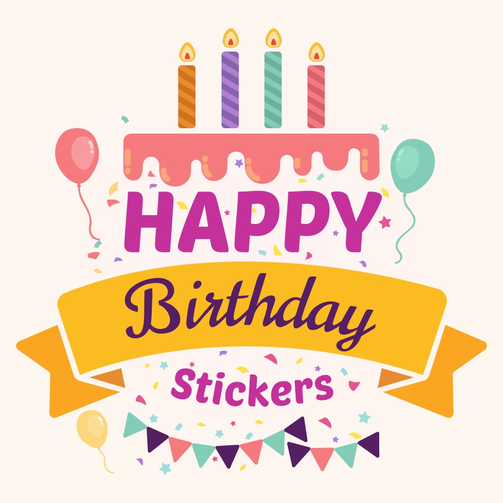 Birthday Wishes - Fun Stickers app icon