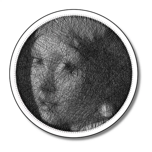 Photo String Art Maker app icon captured 2026-08-18