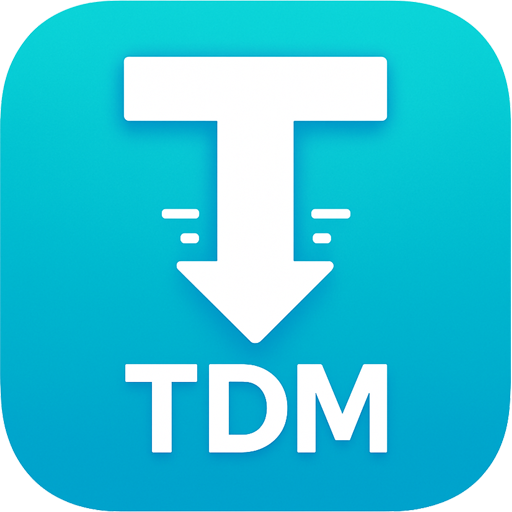 TDM: Files Download Manager Google Play icon captured 2026-08-15